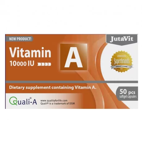 JutaVit Vitamín A 10000 IU kapsuly 50 ks