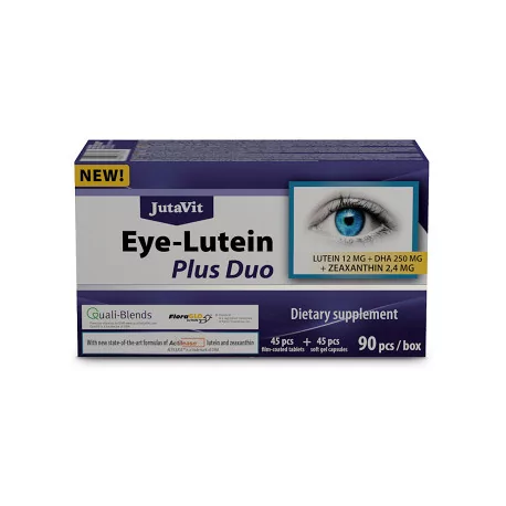 JutaVit Luteín komplex Plus Duo kapsuly 45 ks + tablety 45 ks