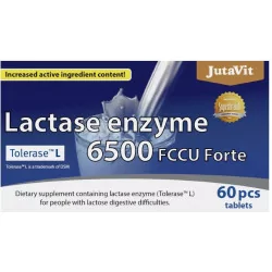 JutaVit Enzým Laktáza 6500 FCCU Forte tablety 60 ks