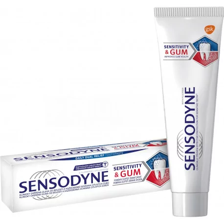 SENSODYNE SENSITIVITY&GUM zubná pasta 75 ml
