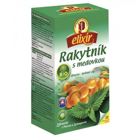 AGROKARPATY BIO Rakytník s medovkou ovocno - bylinný čaj vrecúška 20 x 1,5 g