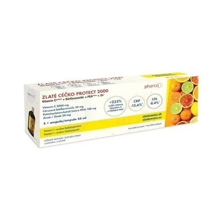 ZLATÉ CÉČKO PROTECT 2000 ampulky 5 x 25 ml
