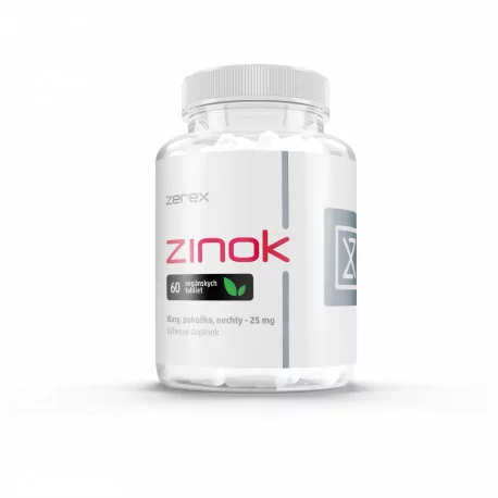 Zerex Zinok chelát 25 mg tablety 60 ks