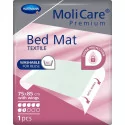 MoliCare Premium Bed Mat Textile 7 kvapiek 75 x 85cm textilná podložka s krídelkami 1 ks