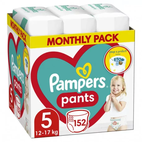 PAMPERS Pants 5 (12-17 kg) 152 ks