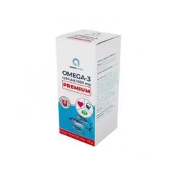 ADAMPHARM Omega-3 rybí olej 1000 mg premium kapsuly 60 ks