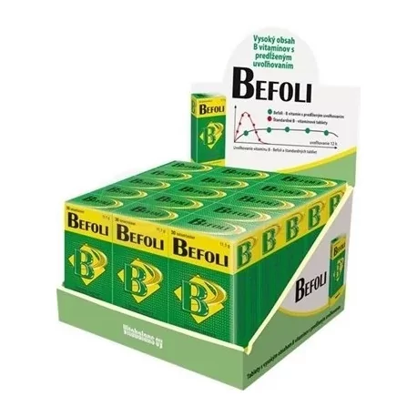 Vitabalans BEFOLI tablety s predĺženým uvoľňovaním 15 x 30 ks