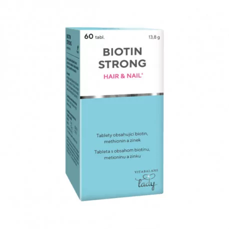 Vitabalans BIOTIN STRONG HAIR&NAIL tablety 60 ks