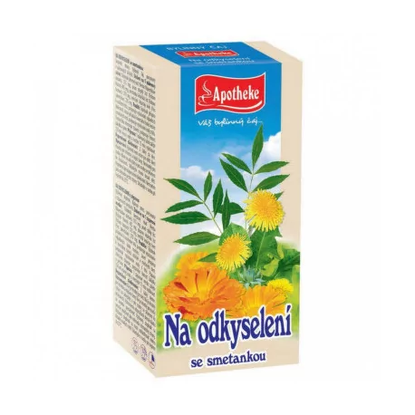 APOTHEKE ČAJ NA ODKYSLENIE S PÚPAVOU vrecúška 20 x 1,5 g 