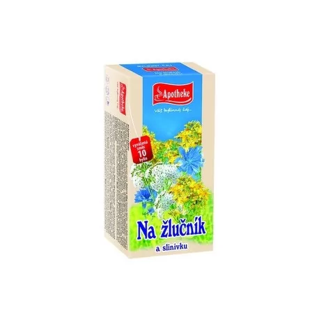APOTHEKE BYLINNÝ ČAJ NA ŽLČNÍK A SLINIVKU vrecúška 20 x 1,5 g 