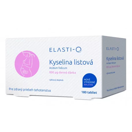 Elasti-Q KYSELINA LISTOVÁ 800 µg tablety 180 ks