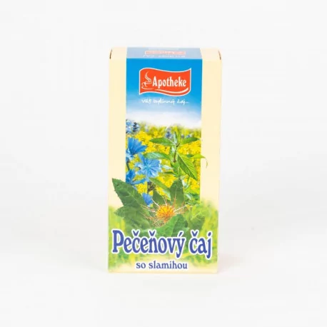 APOTHEKE PEČEŇOVÝ ČAJ SO SLAMIHOU vrecúška 20 x 1,5 g
