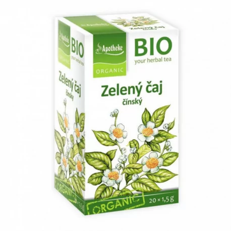 APOTHEKE BIO SELECTION ZELENÝ ČAJ vrecúška 20 x 1,5 g