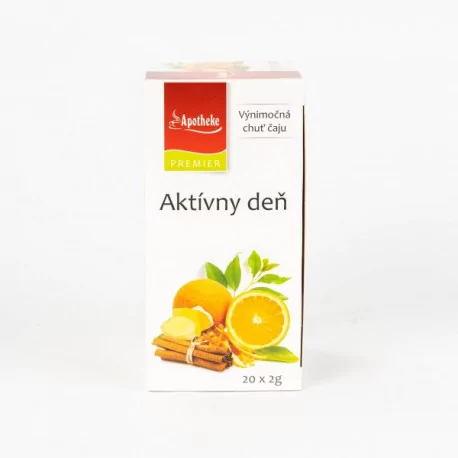 APOTHEKE PREMIER SELECTION ČAJ AKTÍVNY DEŇ vrecúška 20 x 2 g 