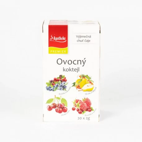 APOTHEKE PREMIER SELECTION ČAJ OVOCNÝ KOKTEJL vrecúška 20 x 2 g 