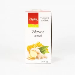 APOTHEKE PREMIER SELECTION ČAJ ZÁZVOR A MED vrecúška 20 x 2 g 