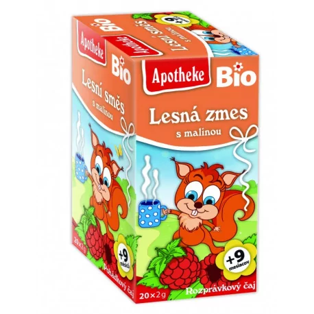 APOTHEKE BIO ROZPRÁVKA Lesná zmes s malinou ovocný čaj vrecúška 20 x 2 g 