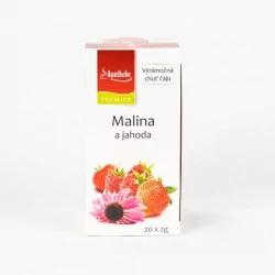 APOTHEKE PREMIER SELECTION ČAJ MALINA A JAHODA vrecúška 20 x 2 g 