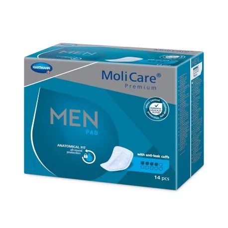 MoliCare Premium MEN PAD 4 kvapky inkontinenčné vložky 14 ks