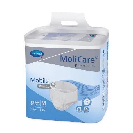 MoliCare Premium Elastic 6 kvapiek M plienkové nohavičky 30 ks