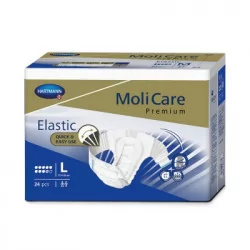 MoliCare Premium Elastic 9 kvapiek L plienkové nohavičky 24 ks