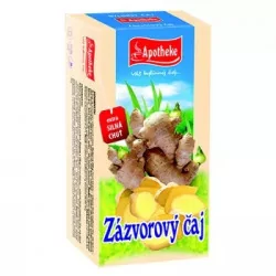 APOTHEKE ZÁZVOROVÝ ČAJ vrecúška 20 x 1,5 g 