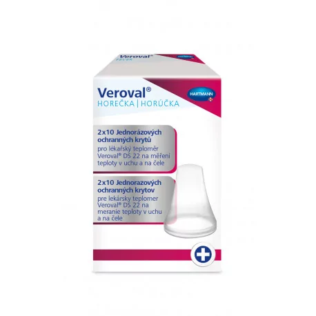 Veroval Jednorázové kryty pre dotykový IČ teplomer 20 ks