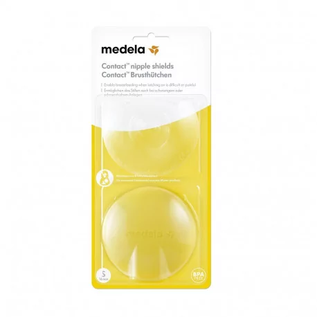MEDELA Kontaktné dojčiace klobúčiky v krabičke veľkosť S