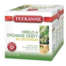 TEEKANNE HRDLO A DÝCHACIE CESTY so zázvorom bylinný čaj 10 x 2 g 