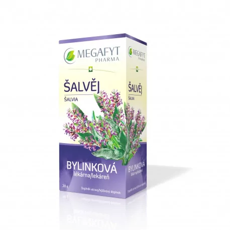 MEGAFYT Bylinková lekáreň ŠALVIA bylinný čaj 20 x 1,5 g