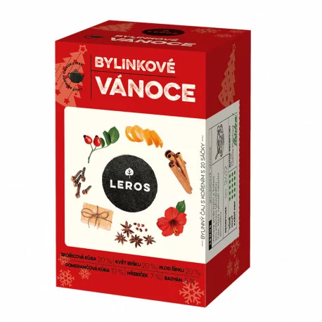 LEROS BYLINKOVÉ VIANOCE bylinný čaj s korením vrecúška 20 x 2 g