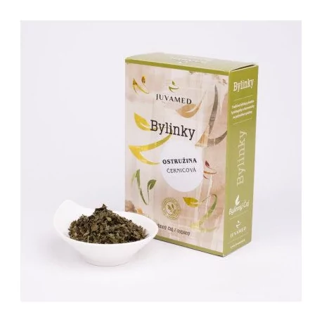 JUVAMED BYLINNÝ ČAJ OSTRUŽINA ČERNICOVÁ - LIST sypaný 40 g