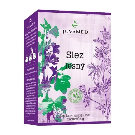 JUVAMED BYLINNÝ ČAJ SLEZ LESNÝ - KVET sypaný 20 g