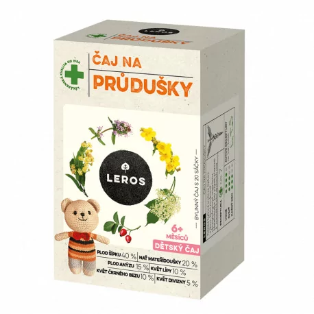 LEROS DETSKÝ ČAJ NA PRIEDUŠKY vrecúška 20 x 1,5 g