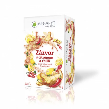 MEGAFYT ZÁZVOR s citrónom & chilli 20 x 2 g 