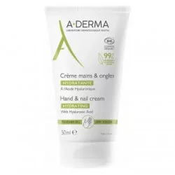 A-DERMA KRÉM na ruky a nechty HYDRATAČNÝ s kyselinou hyalurónovou 50 ml
