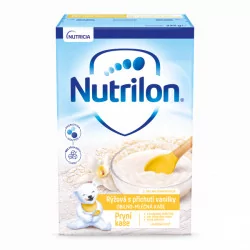 Nutrilon obilno-mliečna Prvá kaša ryžová s príchuťou vanilky 225 g