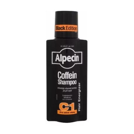 ALPECIN Coffein Shampoo C1 Black Edition kofeínový šampón proti vypadávaniu vlasov 250ml