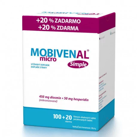 MOBIVENAL micro Simple tablety 120 ks