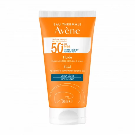 AVENE FLUID SPF50+ ULTRA-LIGHT normálna citlivá pleť 50 ml