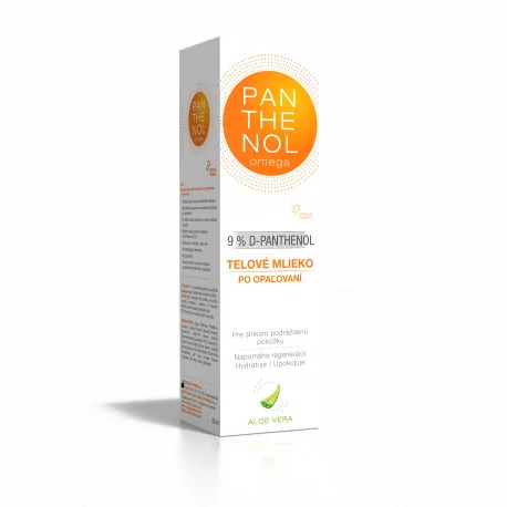 omega PANTHENOL 9% ALOE VERA telové mlieko 250 ml