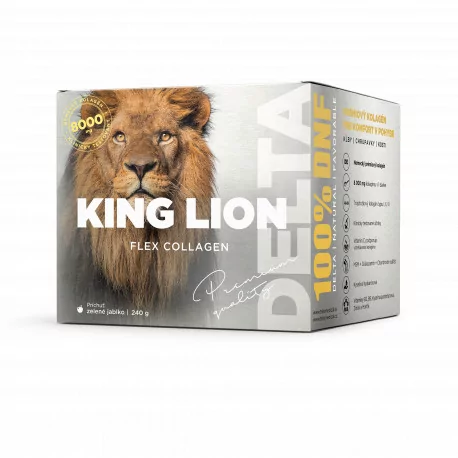 DELTA KING LION Flex kolagén 8 000 mg prášok 240 g 