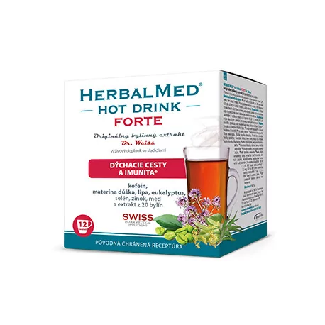 HERBALMED HotDrink FORTE vrecúška 12 ks