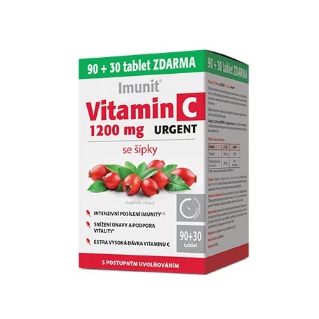 Imunit Vitamín C 1200 mg URGENT tablety 120 ks