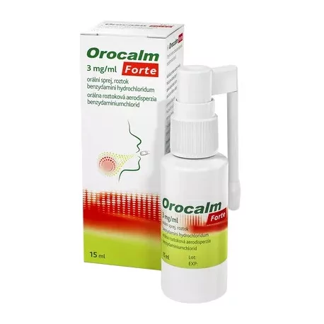 Orocalm Forte 3 mg/ml sprej 15 ml