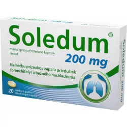 Soledum 200 mg mäkké gastrorezistentné kapsuly 20 ks