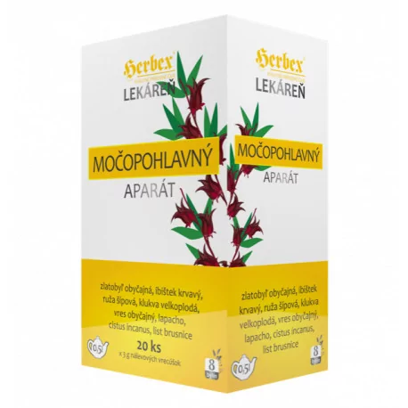HERBEX Lekáreň močopohlavný aparát bylinný čaj 20 x 3 g