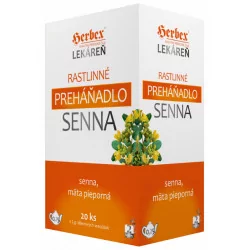 HERBEX Lekáreň rastlinné preháňadlo senna bylinný čaj 20 x 2 g 