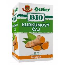 HERBEX Bio kurkumový čaj bylinná zmes 20 x 1,5 g 