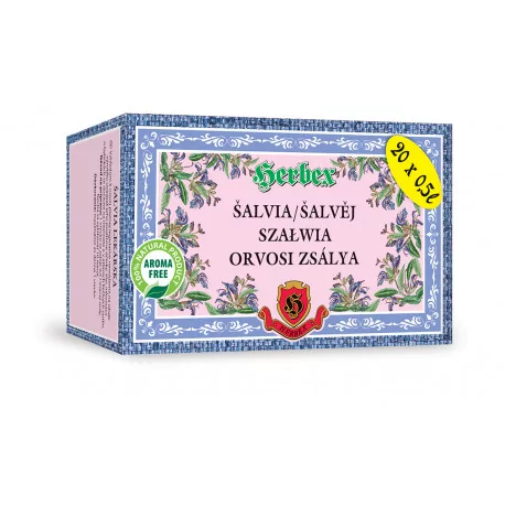HERBEX Šalvia lekárska bylinný čaj 20 x 3 g